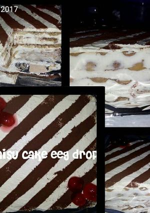 Foto resep Tiramisu egg drops simple, enak, dijamin anti gagal 😉😉😉
