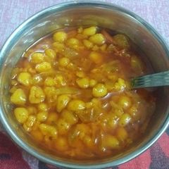 A picture of Bundi ki sbji.