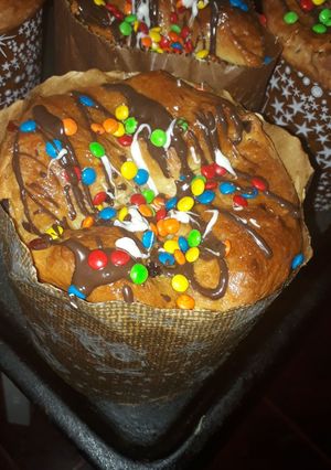 Una foto de Pan dulce navideño casero
