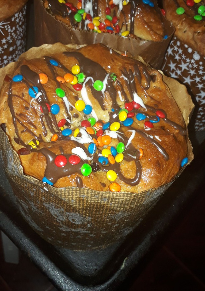 Una foto de Pan dulce navideño casero