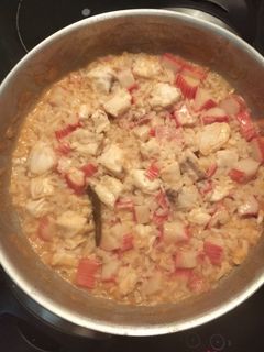 Una foto de Arroz con pescado