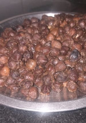 A picture of Dry chole.