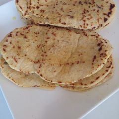 A picture of Naan bread.
