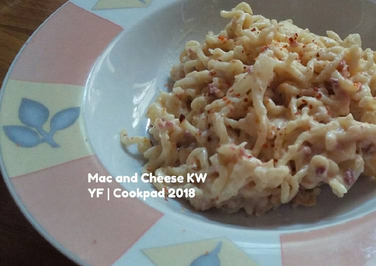 Resep Mac and Cheese KW Indomie #KreasiIndomie yang Lezat Sekali