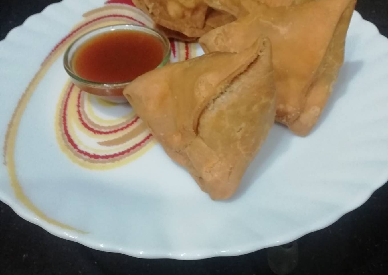 Peas Stuffed Samosa