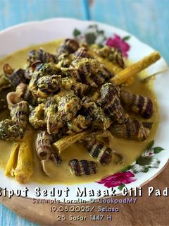 Gambar Siput Sedut Masak Lemak Cili Padi