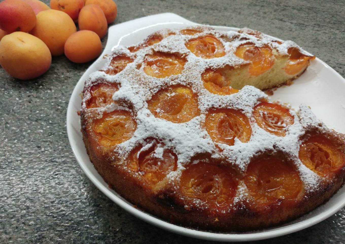 Tarta de albaricoques