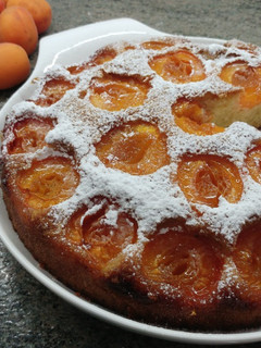 Una foto de Tarta de albaricoques