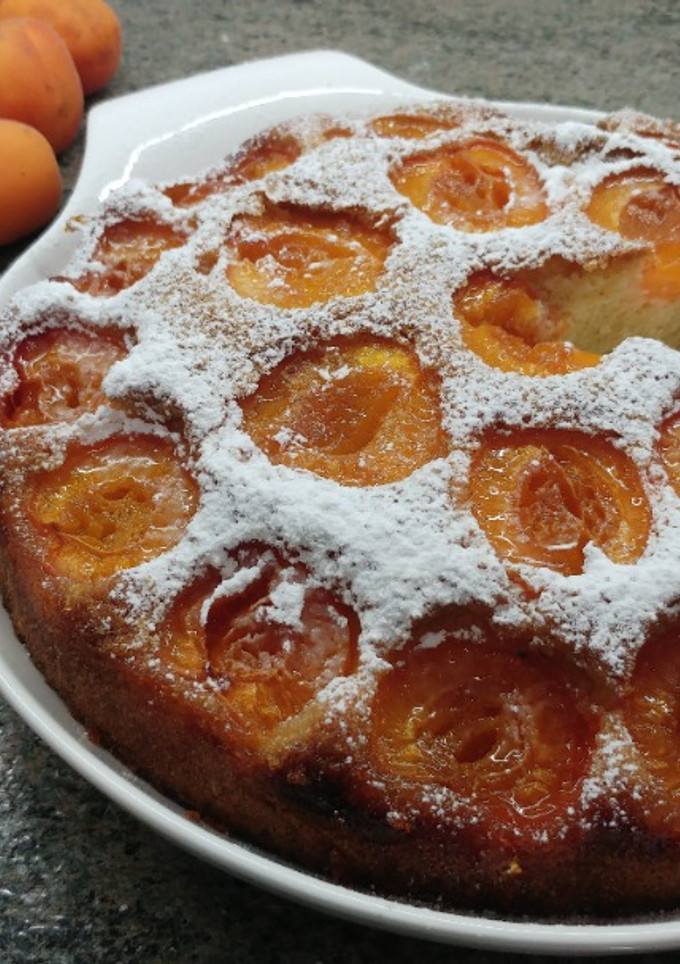 Una foto de Tarta de albaricoques