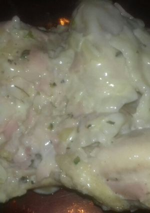 Una foto de Sorrentinos Con Tapas de Empanadas a La Crema 😉😋