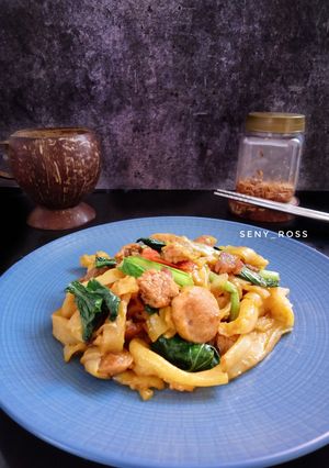 Foto resep Kwetiau daging sapi+bakso
