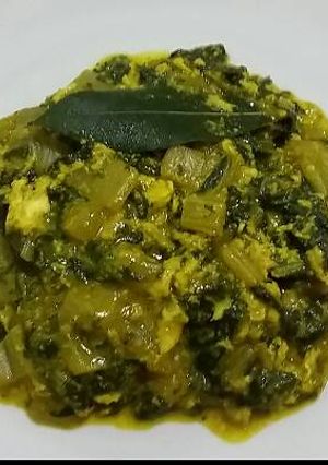 Una foto de Acelgas en salsa