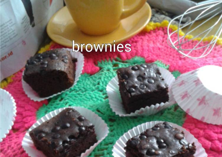 Cara Gampang Menyiapkan Chewy Brownies #PR_BrowniesDCC yang Lezat Sekali