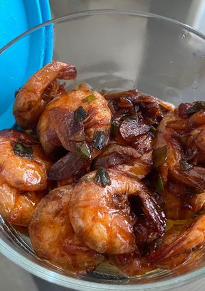 Foto resep Udang goreng kecap