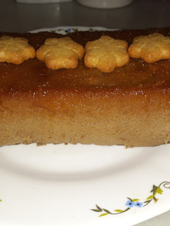 Una foto de Pudín de bizcocho y café