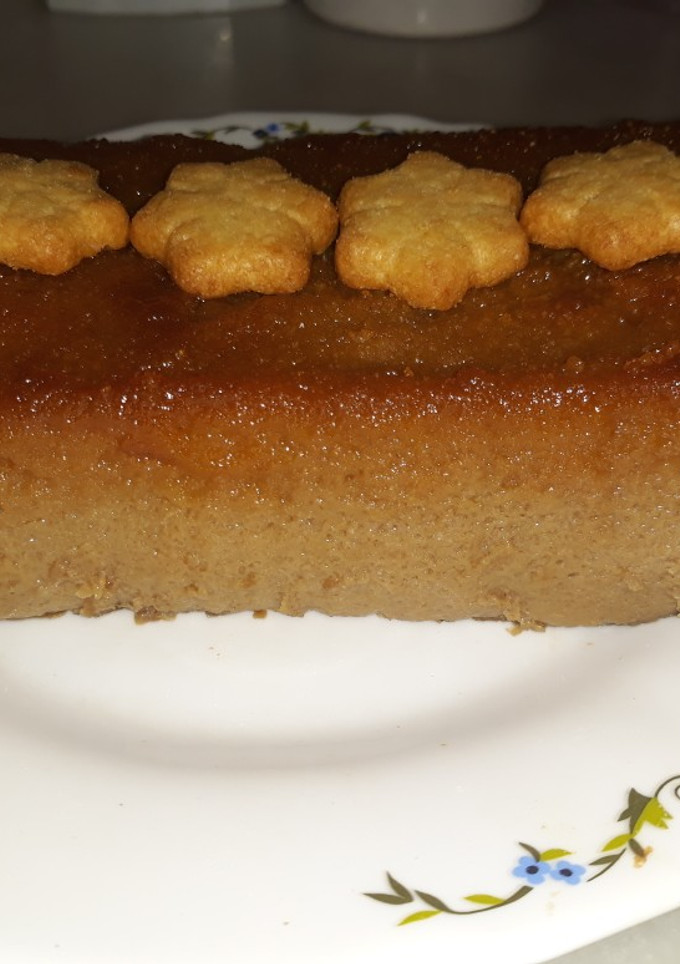 Una foto de Pudín de bizcocho y café