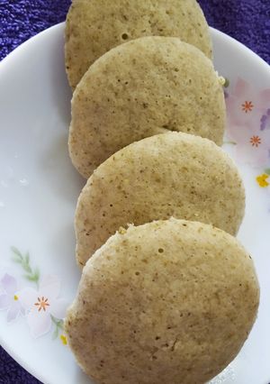 A picture of Green gram idli.