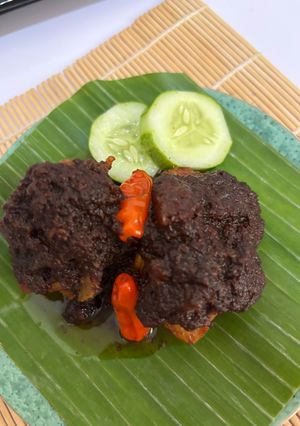 Foto resep Ayam Bumbu Bebek Hitam Madura