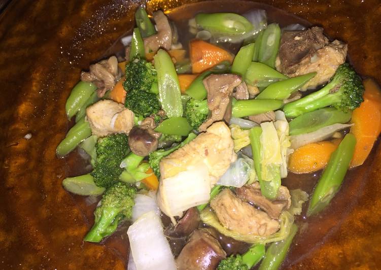 Cara mudah meracik Tumis sayur hati ampela Lezat