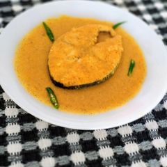 Surmai fish in gravy A picture of Surmai fish in gravy.
