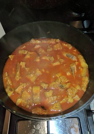 A picture of Pork Vindaloo.