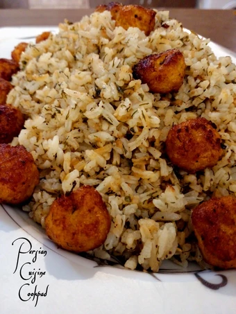 Easy Steps to Make Recipe Sabzi polo and kufte rize 💯 Rice and vegetables and meatballs that is Delicious, Really Delicious}