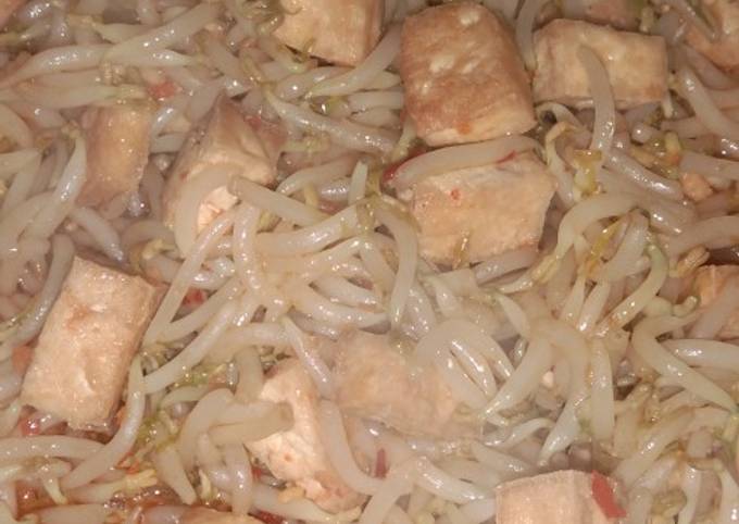 Resep Masak toge,tahu kuah yang Enak Banget