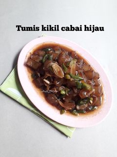 Foto resep Tumis kikil cabai hijau