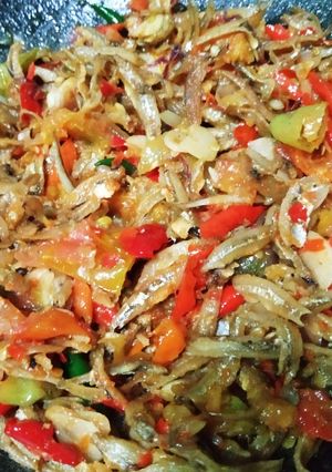 Foto resep Tumis sambal Teri jengki