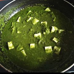 Palak paneer A picture of Palak paneer.