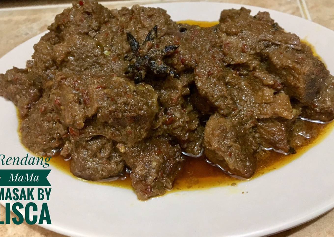 Rendang (tanpa minyak)