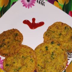 Moong Dal Open Stuff Puri A picture of Moong Dal Open Stuff Puri.