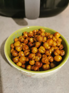 Une photo de Pois chiches croustillants à l'air fryer