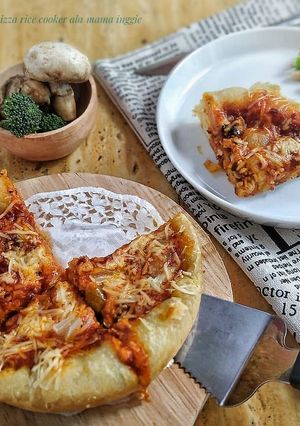 Foto resep Mini pizza rice cooker