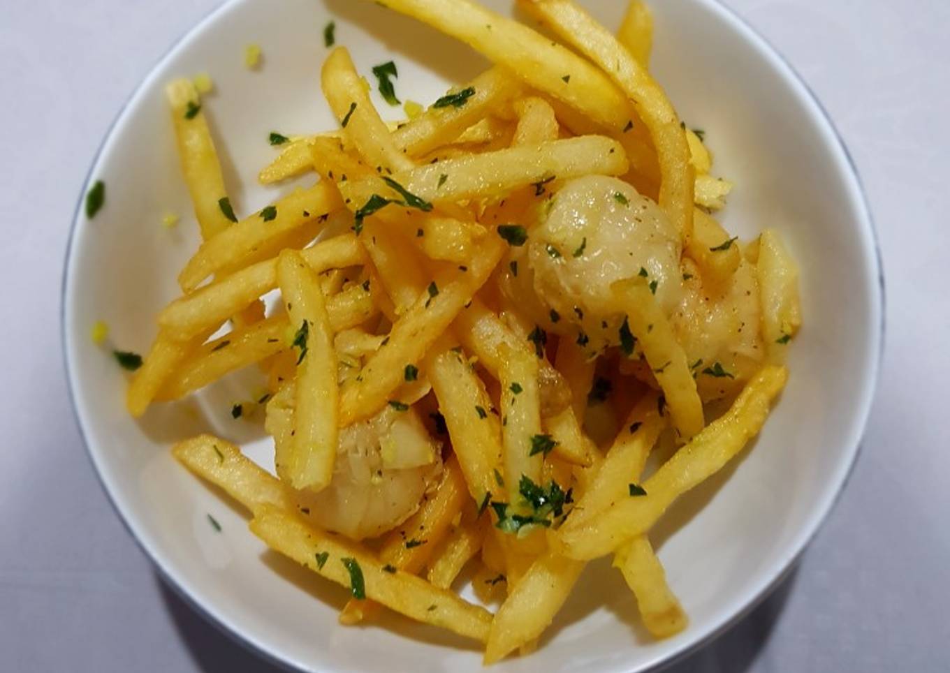 Garlic French fries #bikinramadanberkesan