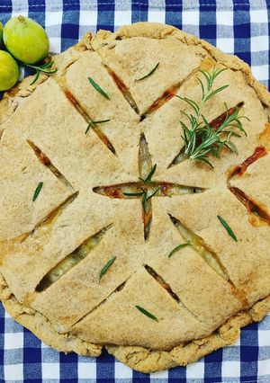 Foto di Galette ai fichi con formaggio di capra