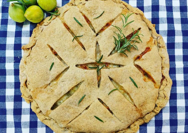 Galette ai fichi con formaggio di capra