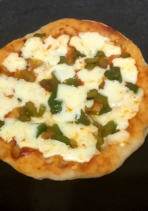 A picture of Vegetable pizza 🍕 🍕.