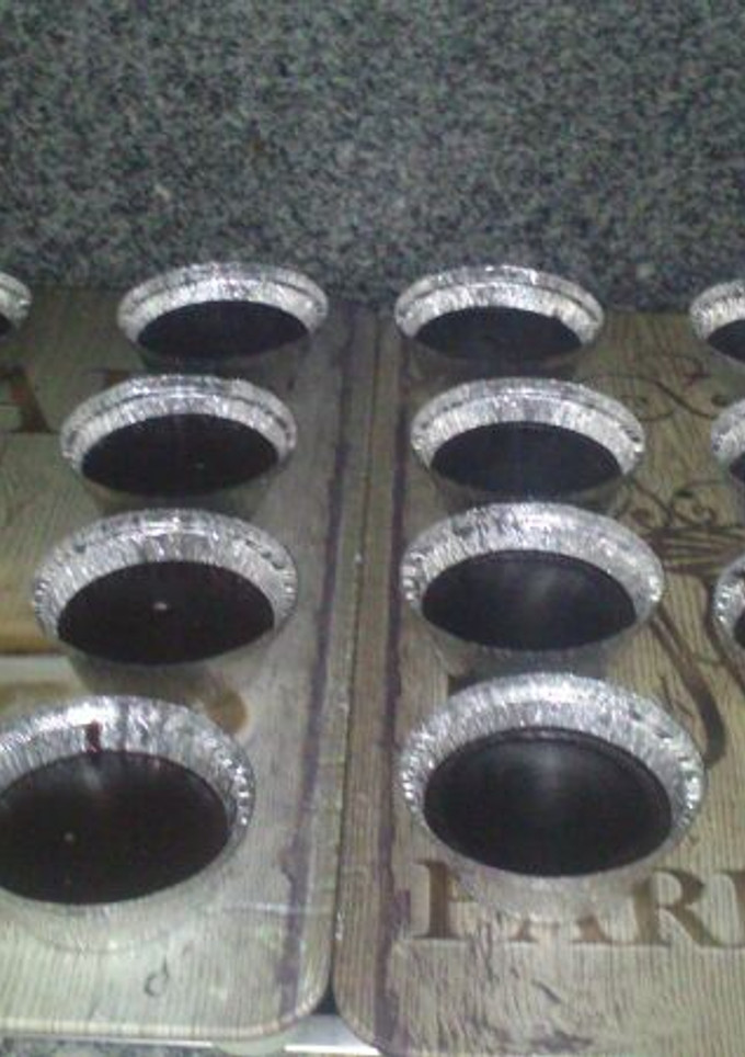 Una foto de Flan de oreo