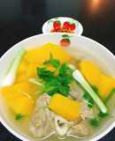 Canh Đu Đủ Nấu Giò Heo