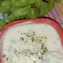 A picture of Grapes Raita.