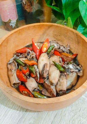 Foto resep Easy Sour and Spicy Baby Squid 🦑