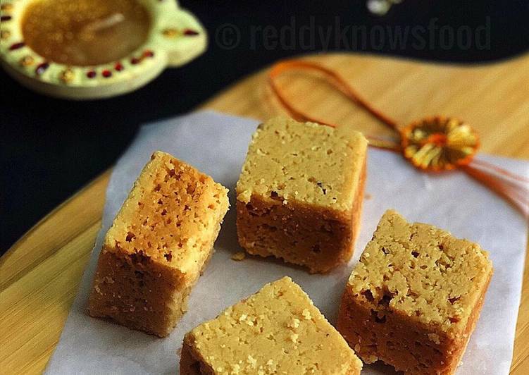 Easiest Way to Make Quick Ghee Mysore Pak