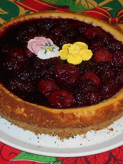Una foto de Pastel de queso o cheesecake