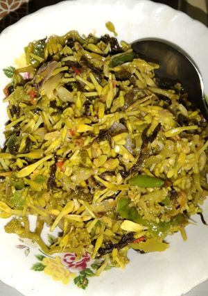 Foto resep Oseng bunga pepaya
