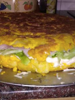 Una foto de Tortilla rellena