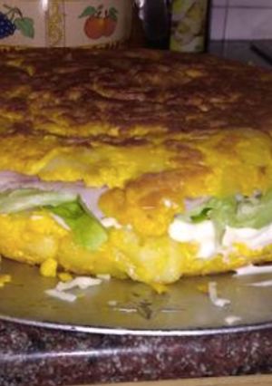 Una foto de Tortilla rellena