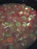 Manhattan clam chowder
