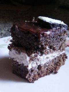 Una foto de Tarta de oreo y nutella