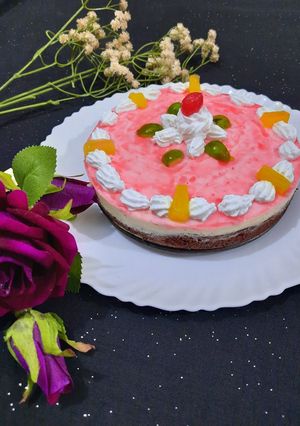 A picture of Cheese cake custard.